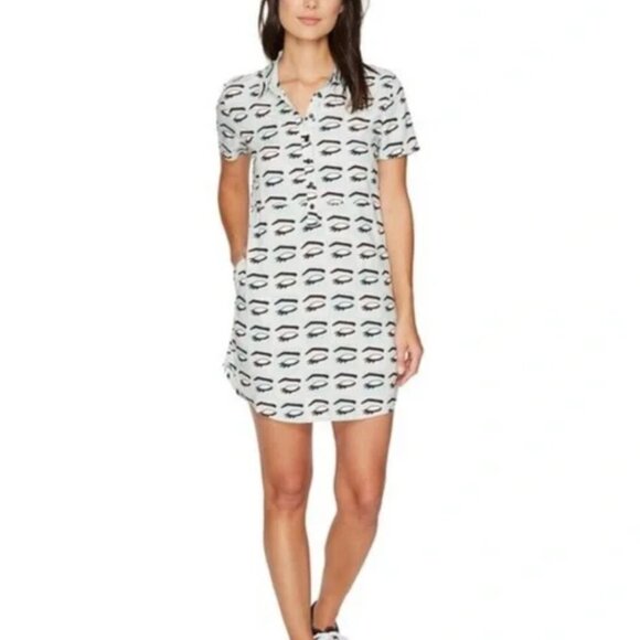 Vans Kendra Dandy Retro Print Shirt Dress Size M - Picture 1 of 8